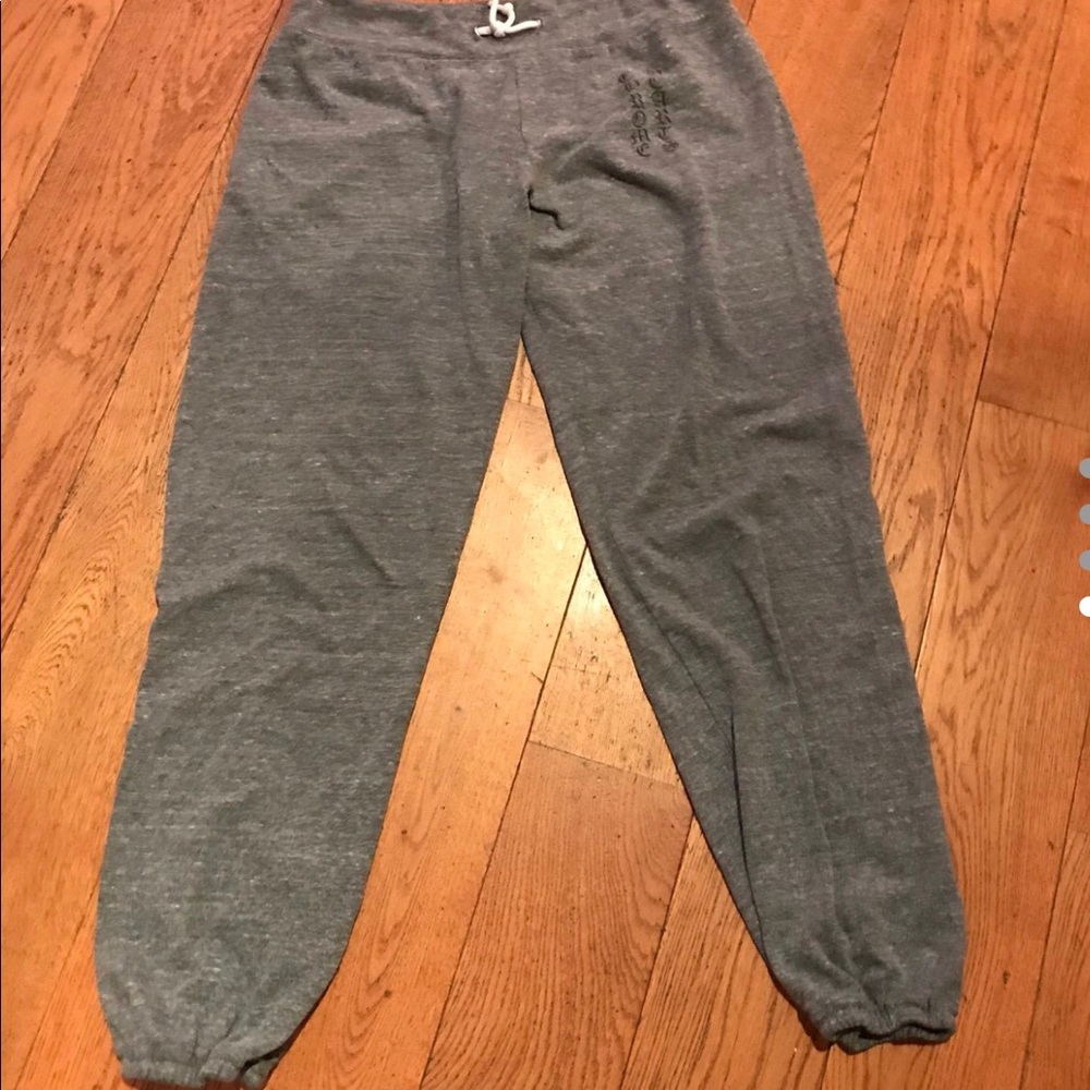 Grey chrome hearts sweatpants; women’s size M